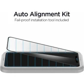 Spigen Apple iPhone 11 Pro / iPhone XS / iPhone X Cam Ekran Koruyucu Kolay Kurulum AlignMaster Full Cover Black / Siyah - AGL00114 - 2