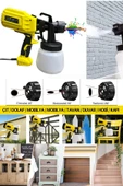 STAXX POWER Spg4080 Profesyonel Elektrikli Sprey Boya Tabancası 800w Dezenfektan Püskürtme Makinesi + Çift Nozul thumbnail 3