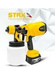 STAXX POWER Stx4800 Yüksek Basınçlı Boya Ilaç Dezenfektan Püskürtme Makinesi Şarjlı Akülü Sprey Boya Tabancası thumbnail 2