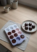 Silikon Çikolata Kalıbı - 12li Kek Kalıbı - 2