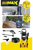 stilmax 135 Bar 1500w Bakır Sargılı Yüksek Basınçlı Bahçe Ve Oto Yıkama Makinesi Seti + Fiber Bez Hediyeli thumbnail 5