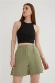 FASHION FRIENDS KADIN PİLELİ ŞORT 25Y0320K1 - 3
