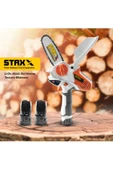 STAXX POWER 24v 4ah Lion Çift Akülü Şarjlı Mini Dal Budama Makinesi Kesme El Testeresi Portatif Mini Bıçkı thumbnail 3