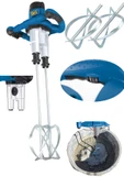 DEKO TURKEY Dktpm400 4000 Watt Devir Ayarlı Çift Mixer Alçı Boya Sıva Çimento Karıştırıcı Mikser Çırpıcı Set thumbnail 3