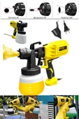 STAXX POWER Spg4080 Profesyonel Elektrikli Sprey Boya Tabancası 800w Dezenfektan Püskürtme Makinesi + Çift Nozul thumbnail 1
