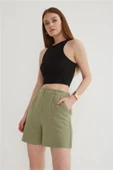 FASHION FRIENDS KADIN PİLELİ ŞORT 25Y0320K1 - 4