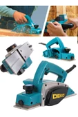 DEKO TURKEY 3300 Watt Bakir Sargılı Metal Şanzuman Çift Bıçakli Planya Rende Makinesi Dkt-3300mplny thumbnail 2