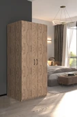 Frey 2 Kapaklı Elbise Dolabı-2 Kapılı Gardırop-Atlantik Çam - 2