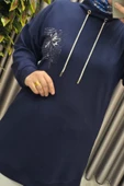 Kadın Giyim Modal Sırtı Nakışlı Tunik thumbnail 11