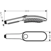 Hansgrohe Dogshower Köpek El Duşu 150 3Jet Petrol Mavisi - 6