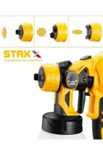 STAXX POWER Stx4800 Yüksek Basınçlı Boya Ilaç Dezenfektan Püskürtme Makinesi Şarjlı Akülü Sprey Boya Tabancası thumbnail 3