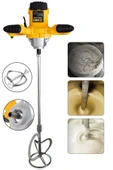 DEKO TURKEY Dkt1530 3000 Watt Bakır Sargı Hybrid Motor 6 Kademeli Alçı Boya Ve Harç Karıştırıcı Mikser thumbnail 2