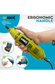 stilmax Germany Style 50 Parça Gravür Oyma Makinesi Dremel Taşlama Zımpara Kesme Seti 500 Watt thumbnail 5