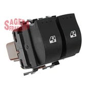 CAM AÇMA DÜĞMESİ MEGANE 2 ÖN SOL KAHVE ÇİFTLİ 8200315040 - 1