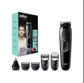 Braun MGK 3320 Erkek Bakım Kiti 6'sı 1 Arada Şekillendirici Siyah - 6