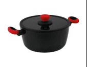 Leggno Colorgy Diamond Pro 20 Cm Derin Tencere Kırmızı Renkli - 2