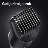 Braun MGK 3320 Erkek Bakım Kiti 6'sı 1 Arada Şekillendirici Siyah - 4