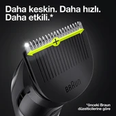 Braun MGK 3320 Erkek Bakım Kiti 6'sı 1 Arada Şekillendirici Siyah - 3