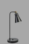 Lumexx YENİ DORA PİLLİ SİYAH MASA LAMBASI thumbnail 4