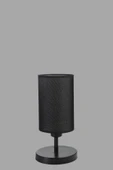 Lumexx YENİ RUMELİ PİLLİ SİYAH SİYAH ABAJURLU MASA LAMBASI thumbnail 4