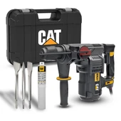 CAT DX27SET 1500Watt 5.0J 32MM Profesyonel SDS-Plus Kırıcı/Delici + DA03903 3 Parça Kırıcı Uç Seti thumbnail 1