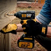 CAT DXK201 18Volt/2.0Ah Li-ion Çift Akülü Kömürsüz Profesyonel Şarjlı Darbeli Matkap + DX7030 + DA01903 Kombo Set - 5