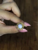 Doğal Taş Aytaşı Doğal Taşlı Antik Model Kadın Ayarlanabillir Yüzük euy73ay thumbnail 3