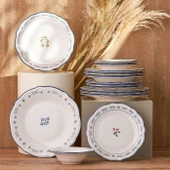 Emsan Farina Porselen 24 Parça 6 Kişilik Yemek Takımı thumbnail 4
