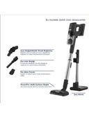 Electrolux 800 Cordless Cleaner EP81UB25GG Şarjlı Dikey Süpürge thumbnail 3