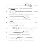 Emsan Fair 84 Parça 12 Kişilik Kutulu Çatal Kaşık Bıçak Takımı thumbnail 5