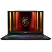 MSI 17.3" QHD KATANA 17 Hx B14WFK-252XTR CORE i7 14650Hx-96GB DDR5 RAM-2TB NVME-8GB RTX 5060-FDOS 240HZ thumbnail 1