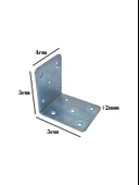 L Bağlantı Demiri Dolap Köşe Bağlantı Demiri(METAL)(ÖLÇÜLER:50*50*40MM) Gri METAL - 2 ADET thumbnail 5