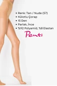 Penti Fit 15 Den Parlak İnce Külotlu Çorap Ten/Nude (57) - 2 Numara Medium - 2