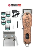 Powertec TR-6700 Saç Sakal Metal İşlemeli Tıraş Makinesi - 3
