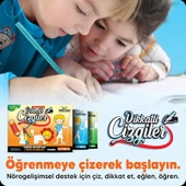 Dikkatli Çizgiler - Okuldan Önce Serisi (5-7 Yaş A-B-C) thumbnail 2