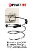 Powertec Fön Makinesi & Saç Kurutma Makinesi Askı Aparatı Paslanmaz Çelik - 2