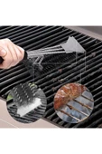 NACTUMU Paslanmaz Çelik BBQ Mangal Temizleme Fırçası 45 CM Uzun Sap ve Esnek Tel ile thumbnail 2
