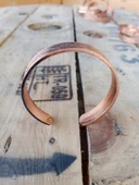 Bakır Bileklik İşlemeli "Motifli" thumbnail 2