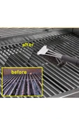 NACTUMU Paslanmaz Çelik BBQ Mangal Temizleme Fırçası 45 CM Uzun Sap ve Esnek Tel ile thumbnail 3