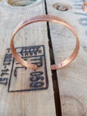 Bakır Bileklik İşlemeli "Motifli" thumbnail 2