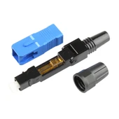Anunnaki FTTH SC Mavi Fiber Optik Yüksek Hız Bağlantı Konnektörü 10 Adet Tek Modlu SC/APC Adaptörü - 4