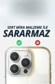 (ŞEFFAF MİKA) iPhone 15 Pro Uyumlu SERT Şeffaf Mika SARARMAZ İnce Fit Toz Korumalı Kılıf - 3