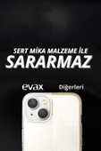 (ŞEFFAF MİKA) iPhone 14 Uyumlu SERT Şeffaf Mika SARARMAZ İnce Fit Toz Korumalı Kılıf - 2