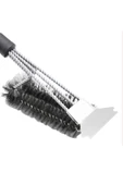 NACTUMU Paslanmaz Çelik BBQ Mangal Temizleme Fırçası 45 CM Uzun Sap ve Esnek Tel ile thumbnail 5