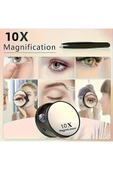 NACTUMU 10X Büyüteçli Emme Kupalı Makyaj ve Cilt Bakım Aynası  Siyah Nokta Çıkartıcı ile Profesyonel Yüz Temizleme Seti, Taşınabilir ve Sabit Tabanlı thumbnail 1