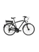 Bisan Comet V Fren 21 Vites 26 Jant Elektrikli Şehir Bisikleti Parlak Gri Sarı 48 Kadro thumbnail 1