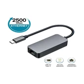 Anunnaki USB Type‑C to RJ45 2.5Gbps Gigabit Ethernet Adaptörü 2.5G | 2500 Mbps Hız, Gigabit / 2.5G Uyumlu thumbnail 1