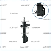 AMORTİSÖR C4 (C41) / C410 (C43 ) / 2008 2020 EURO 6 GAZLI ÖN SAĞ 9842993480 thumbnail 1