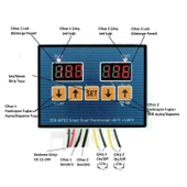 Yate10 WT-03 Dual Smart 12/24/220v Akıllı WİFİ Termostat/Timer - 4