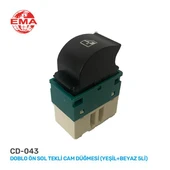 CAM AÇMA ANAHTARI DOBLO ÖN SOL TEKLİ YEŞİL-BEYAZ 5 FİŞLİ thumbnail 1